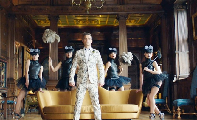 Polka w teledysku Robbiego Williamsa (wideo)