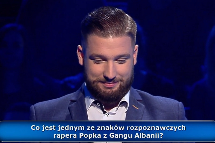 Pytanie o Popka w „Milionerach”