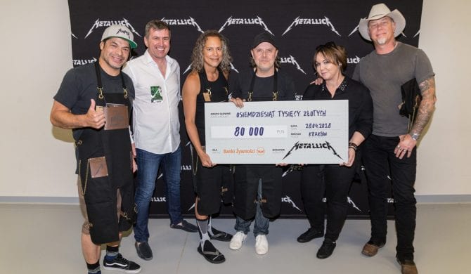 Metallica wspiera Banki Żywności w Polsce