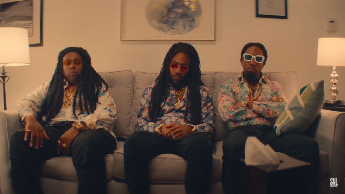 Donald Glover parodiuje Migos