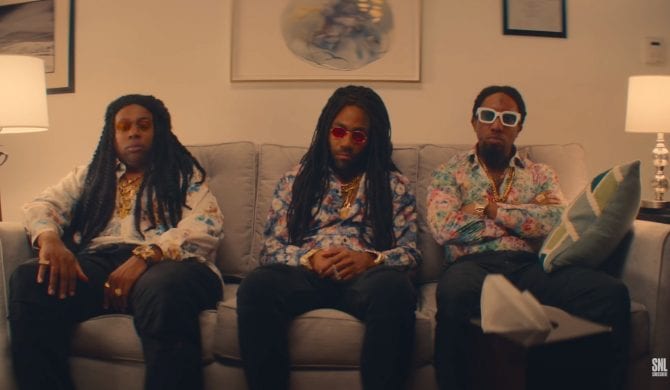 Donald Glover parodiuje Migos