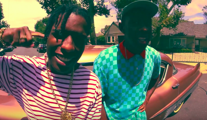 A$AP Rocky i Tyler The Creator rapują pod Wieżą Eiffla