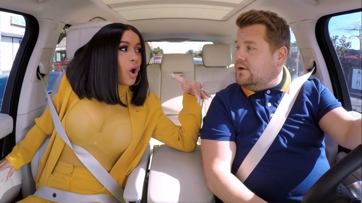 Cardi B wystąpiła w Carpool Karaoke