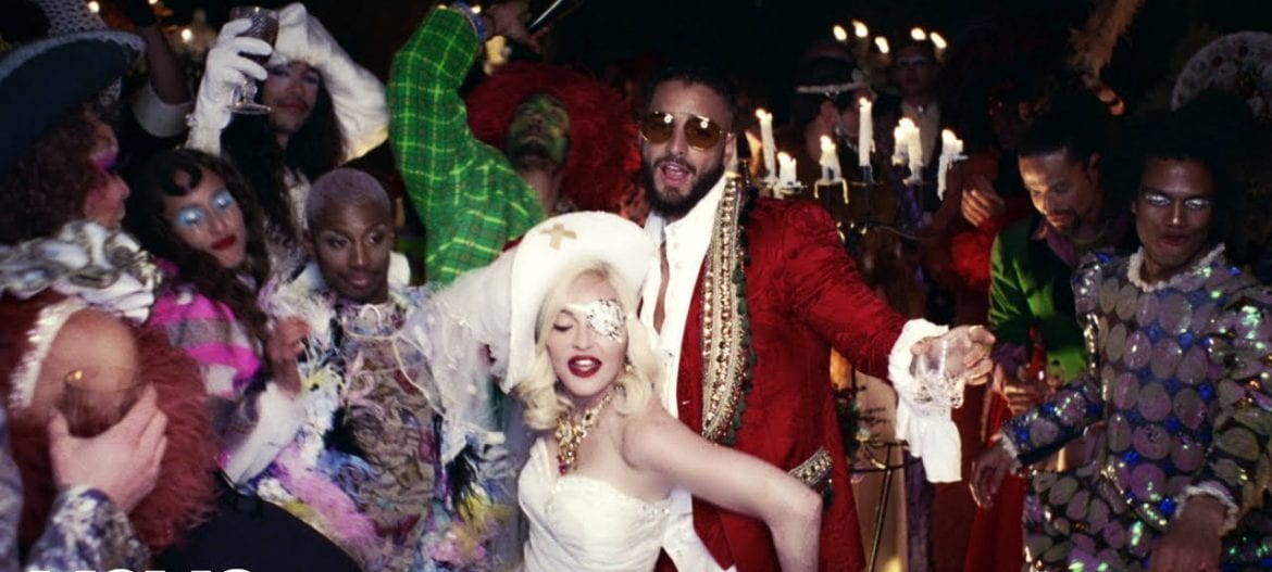 Maluma w nowym teledysku Madonny