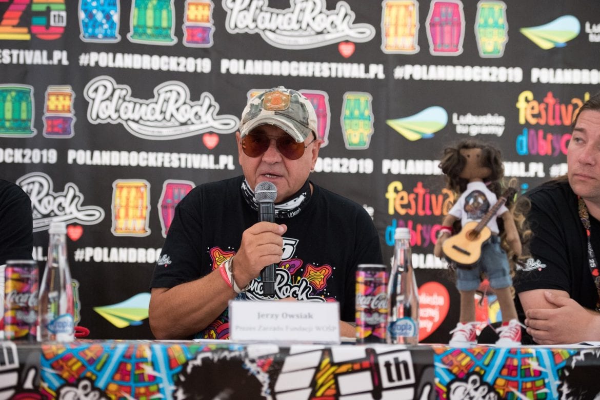 Jerzy Owsiak wprowadza nową zasadę przez Pol’and’Rock Festivalem