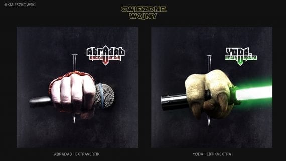 Okładki polskich płyt rapowych przeniesione do świata Star Wars Okładki polskich płyt rapowych przeniesione do świata Star Wars