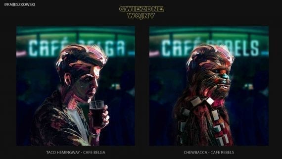 Okładki polskich płyt rapowych przeniesione do świata Star Wars Okładki polskich płyt rapowych przeniesione do świata Star Wars