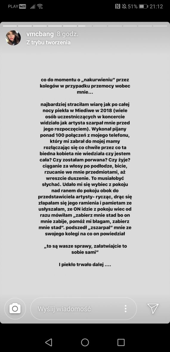Partnerka oskarża Kartky’ego o znęcanie. „Ciąganie za włosy, bicie, duszenie” Partnerka oskarża Kartky’ego o znęcanie. „Ciąganie za włosy, bicie, duszenie”