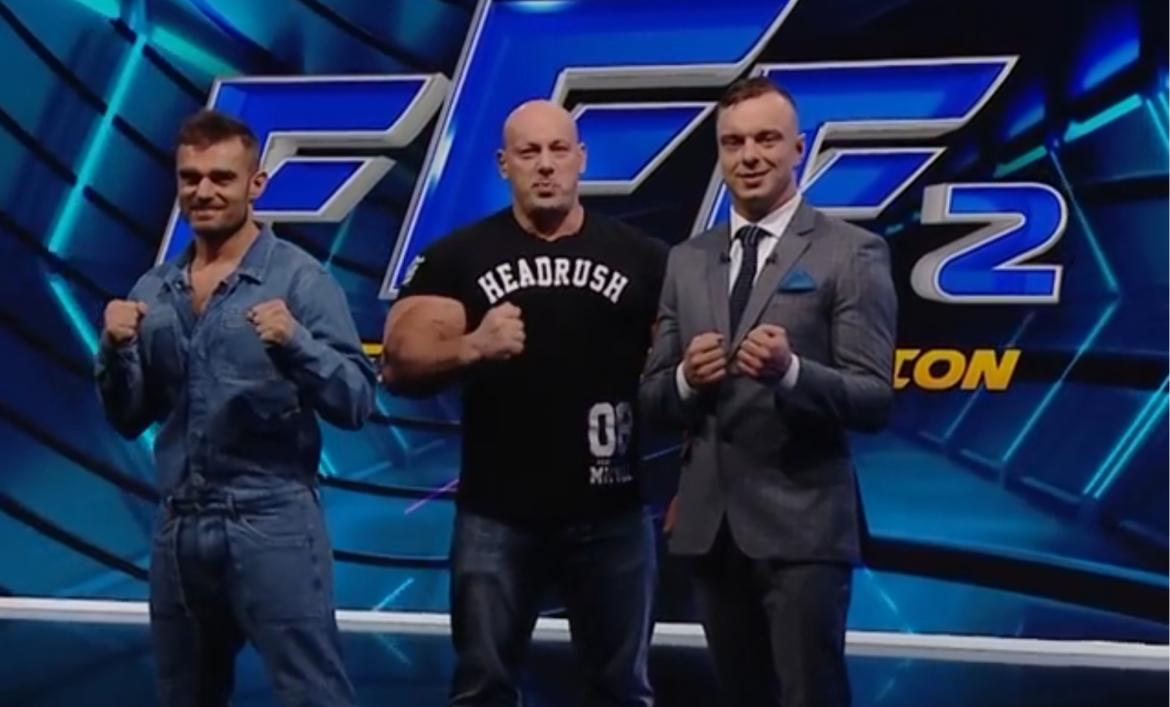 Rest twarzą w twarz ze swoim przeciwnikiem tancerzem