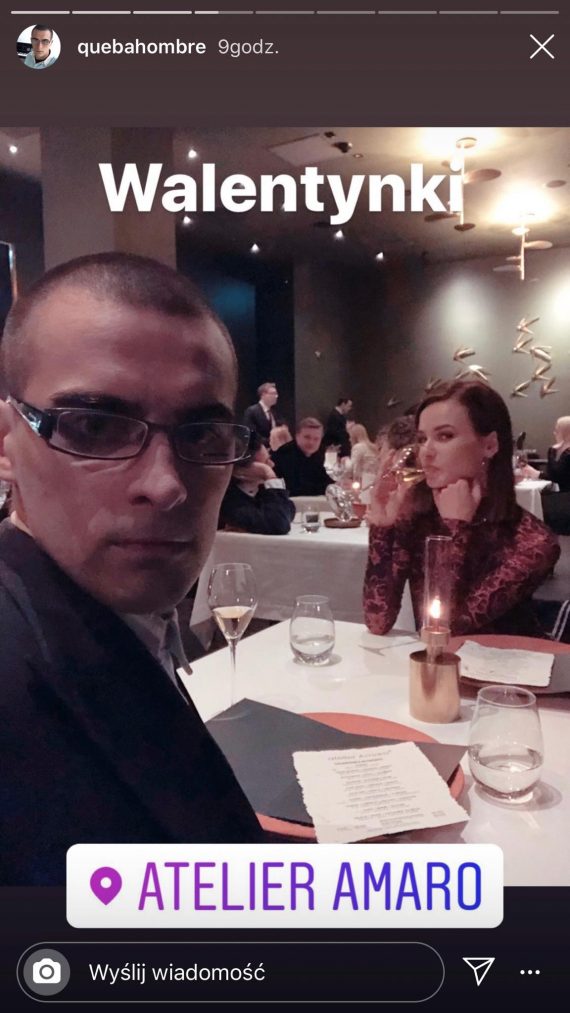 Quebo z Natalią Szroeder w walentynki u Amaro. Raper odwiedził też Vitkaca Quebo z Natalią Szroeder w walentynki u Amaro. Raper odwiedził też Vitkaca