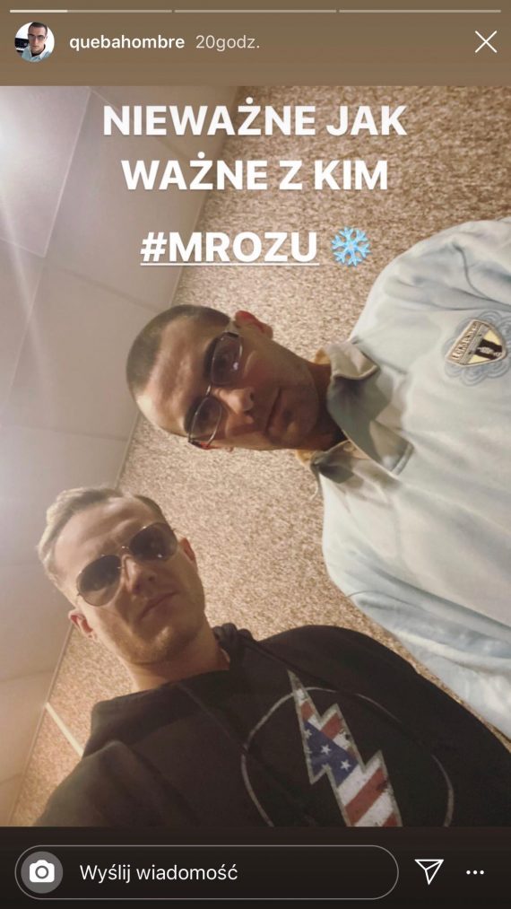 Quebo z Natalią Szroeder w walentynki u Amaro. Raper odwiedził też Vitkaca Quebo z Natalią Szroeder w walentynki u Amaro. Raper odwiedził też Vitkaca