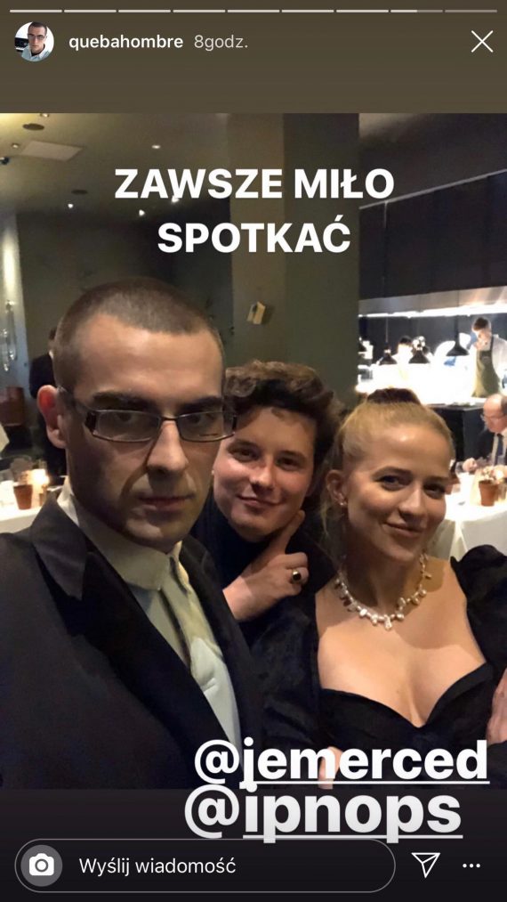 Quebo z Natalią Szroeder w walentynki u Amaro. Raper odwiedził też Vitkaca Quebo z Natalią Szroeder w walentynki u Amaro. Raper odwiedził też Vitkaca