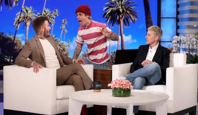 Justin Bieber straszy Davida Beckhama. Zobaczcie prank z amerykańskiej telewizji