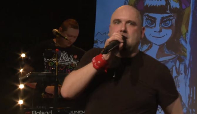 Policja przerwała internetowy koncert Łydki Grubasa