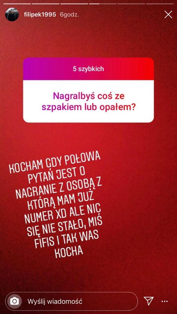 Filipek o Teabe, Szpaku, Sariusie i nadchodzących featach Filipek o Teabe, Szpaku, Sariusie i nadchodzących featach
