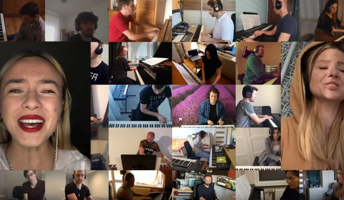 16 wokalistów i 732 muzyków – „domowa” orkiestra zagrała hit Bajmu