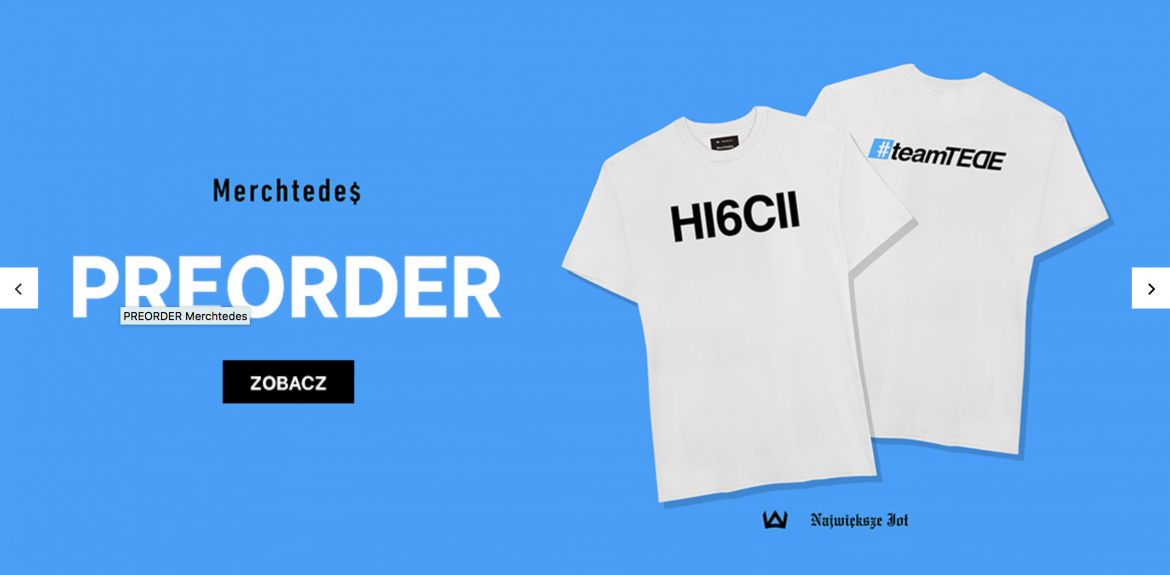 Tede sprzedaje koszulki H16CII. Solar: To niesmaczne i nieuczciwe