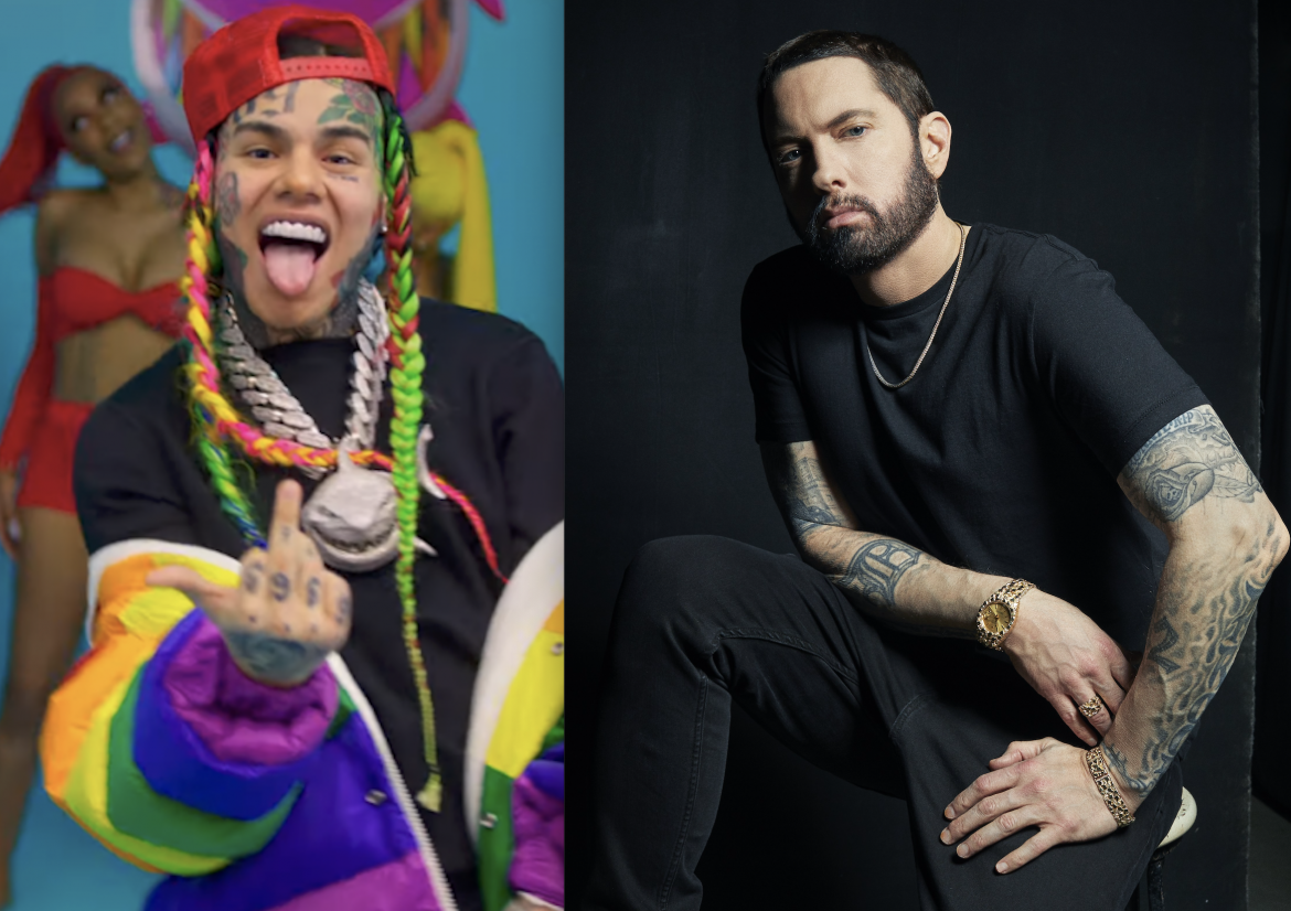 „Pluję na tę sukę jak Meek Mill” – Emimem dissuje Tekashiego 69