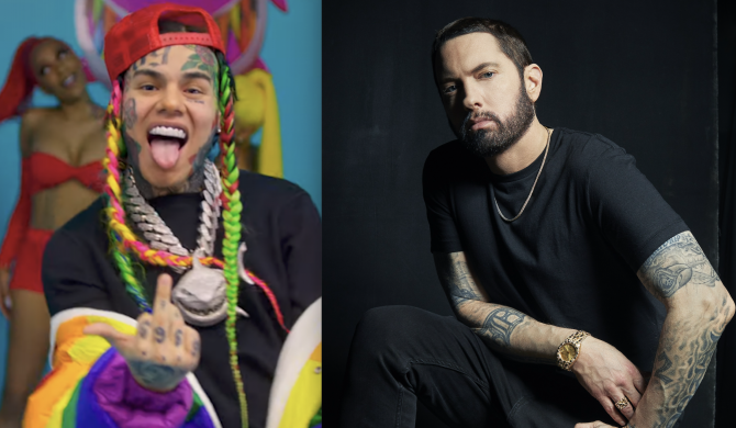 „Pluję na tę sukę jak Meek Mill” – Emimem dissuje Tekashiego 69