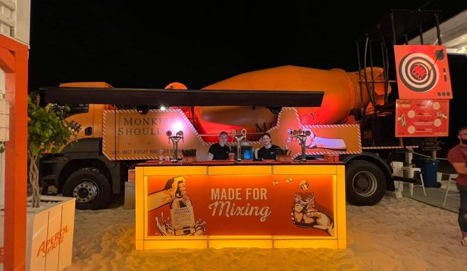Mixer Truck Monkey Shoulder zawita na ON AIR Festival