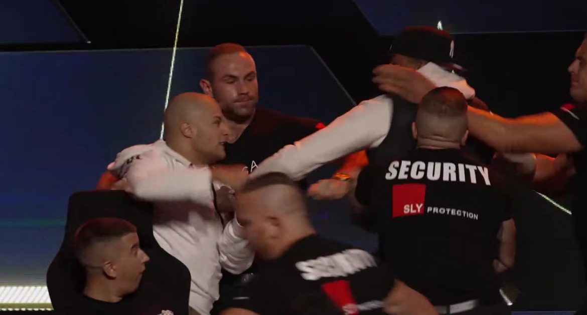 Zadyma na konferencji High League. Alberto rzucił się na Maciasa