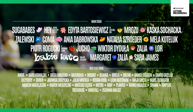 Druga scena na Santander Letnie Brzmienia? Poznaj line-up NEXT FEST Stage