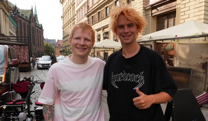 Latwogang woził Eda Sheerana po Wrocławiu. Teraz nagra z nim piosenkę?