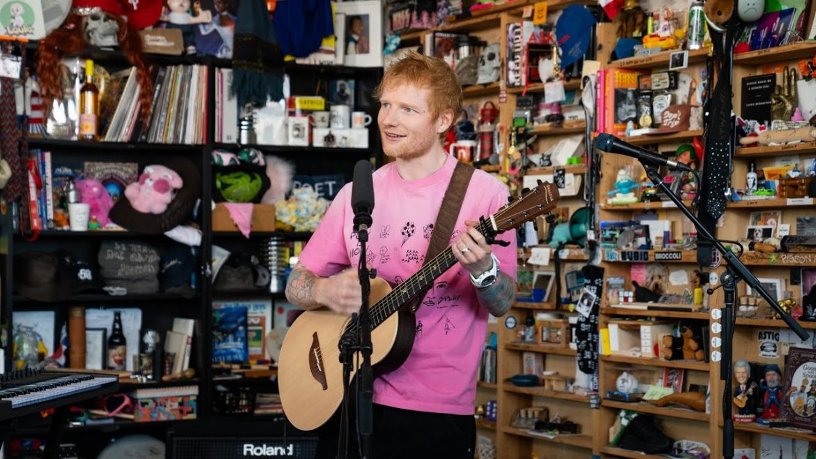 Ed Sheeran gościem cyklu Tiny Desk Concert