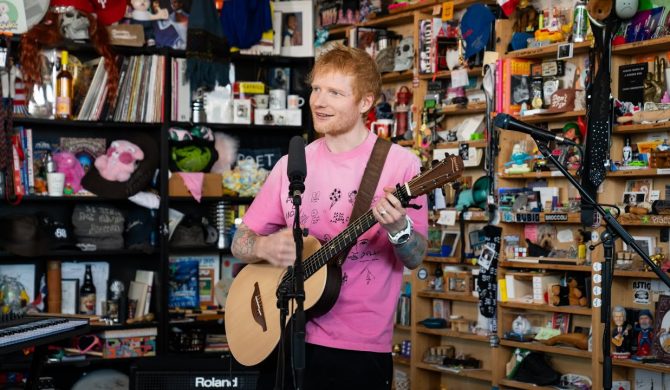 Ed Sheeran gościem cyklu Tiny Desk Concert