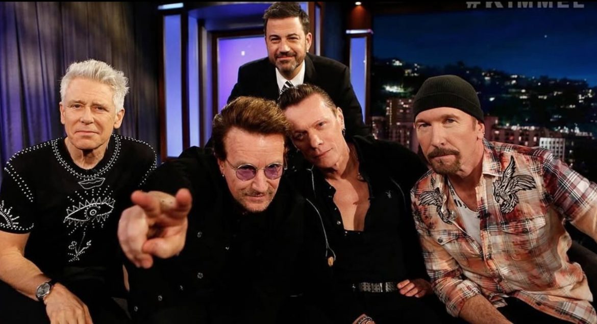 U2 bronią „prawa do wolności słowa” po zawieszeniu programu Jimmy Kimmel Live