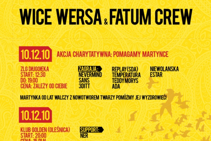Fatum Crew & Wice Wersa charytatywnie