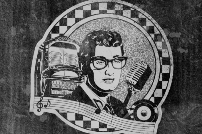 Paul McCartney i Lou Reed na 75. rocznicę urodzin Buddy`ego Holly