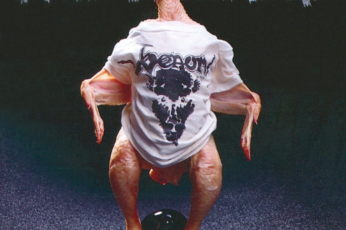 Kurczak z garmażerki i dziewczyna na kiblu