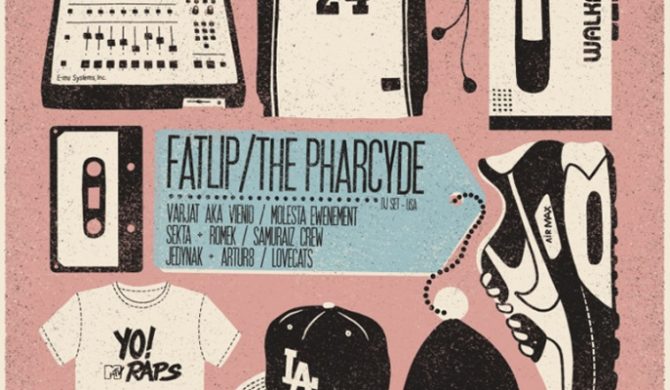 Członek Pharcyde w Warszawie