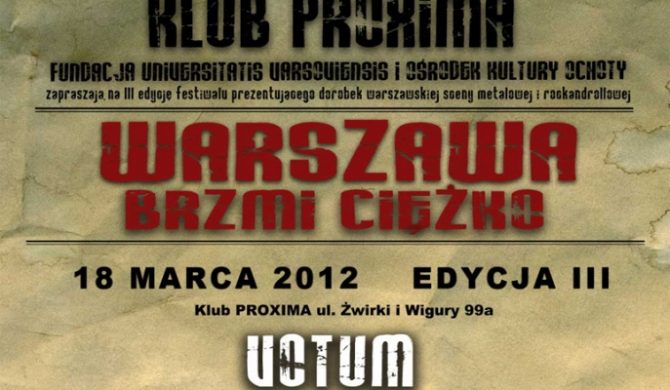 Warszawa Brzmi Ciężko po raz trzeci