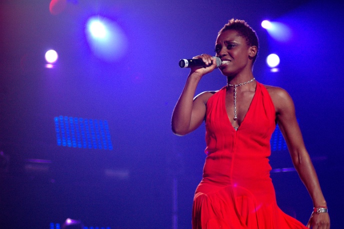 Skye Edwards z Gabą Kulką i Skinny Patrini