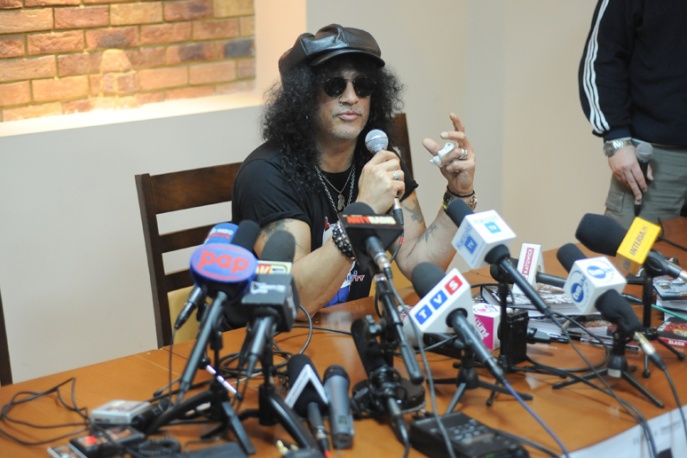 Konferencja prasowa ze Slashem (Video)