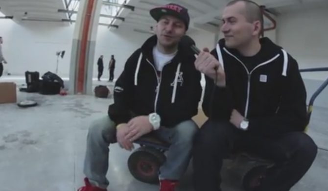 WuWunio odwiedza plan nowego klipu Pyskatego (VIDEO)