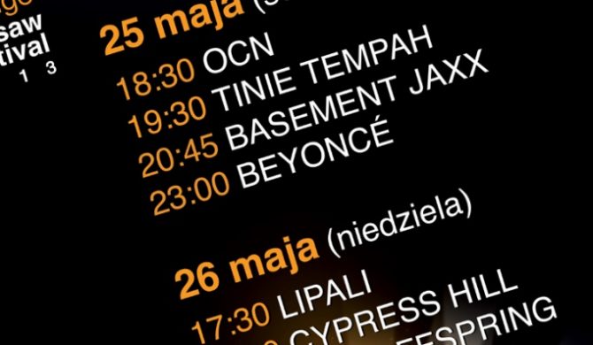 Bilety na Orange Warsaw Festival 2013 wciąż w sprzedaży