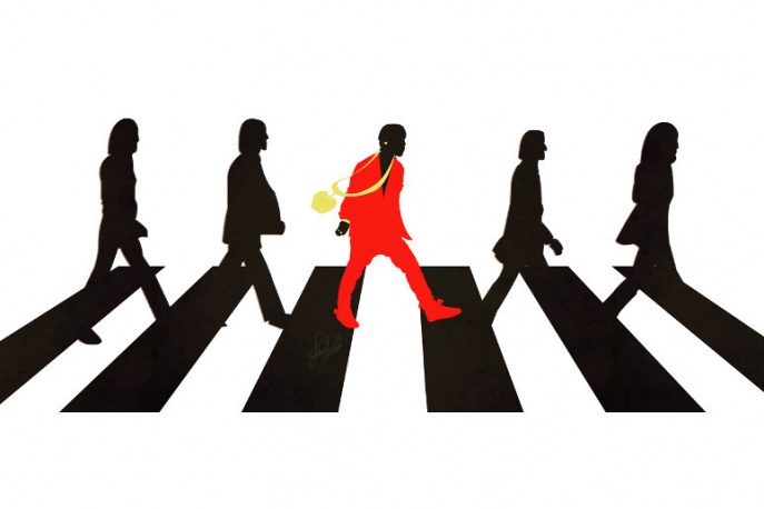 Kanye West, Nas, Common i inni na podkładach The Beatles