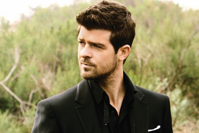 Miley Cyrus i Robin Thicke na gali MTV