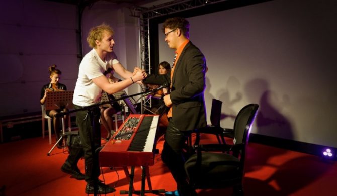 Michał Sobierajski zaśpiewał z Igorem Herbutem (zdjęcia)