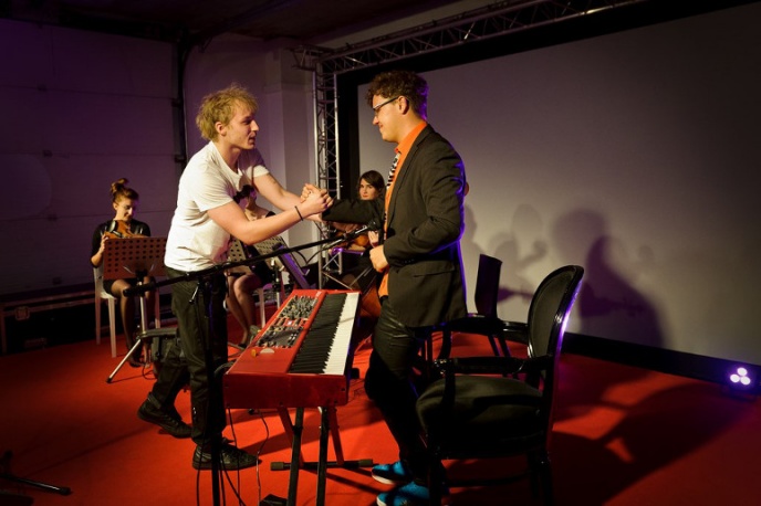 Michał Sobierajski zaśpiewał z Igorem Herbutem (zdjęcia)