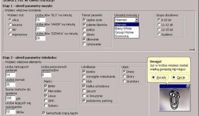 Scenariusz na klip hip-hopowy