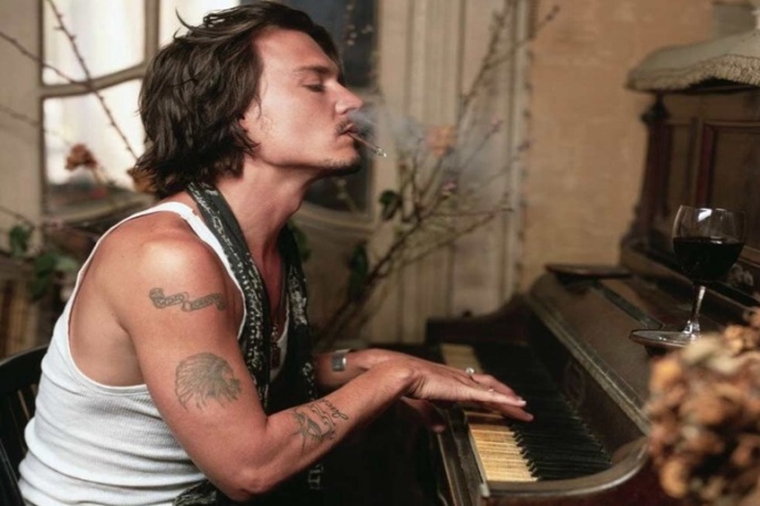 Johnny Depp nagra z Babybird