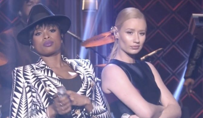 Iggy Azalea i Jennifer Hudson wystąpiły u Fallona