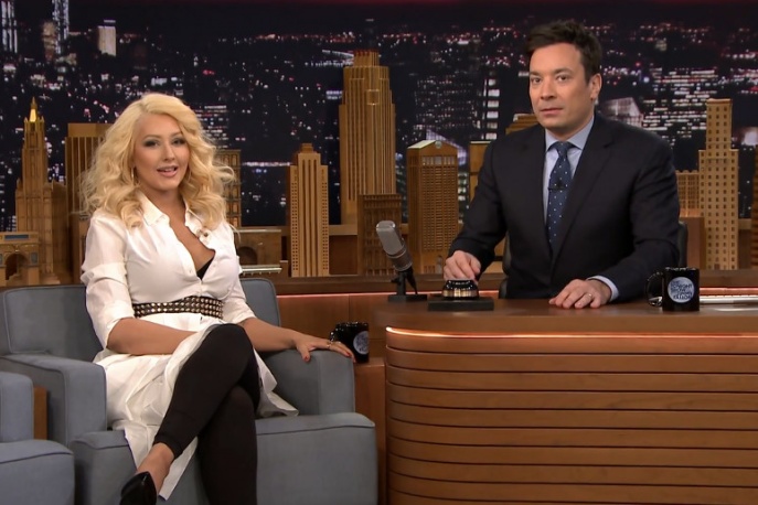 Christina Aguilera naśladuje Britney Spears (wideo)