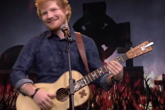 Ed Sheeran wystąpił u Fallona. Wykonał utwory Iron Maiden, Limp Bizkit i Ty Dolla Signa