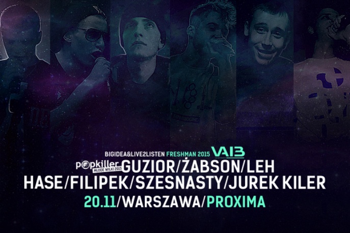 Guzior, Leh, Filipek i inni na warm-up party przed koncertem Machine Guna Kelly`ego
